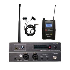 UHF Wireless Monitor Microphone System Wireless In-Ear Headset Bodypack Mic USA