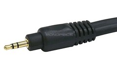 3.5mm Stereo Male to 2 RCA Male 25 ft 22AWG Cable Audio Patch MONOPRICE 5601