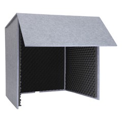 Portable Soundproof Booth for Desktop Recording – Lightweight & Easy to Use