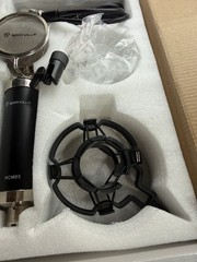 Rockville RCM03 Pro Studio Recording Condenser Microphone Mic Shock Mount J3