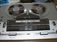Vintage Grundig TK/TS 340 Reel to Reel Tape Player Powers Up Parts or Restore