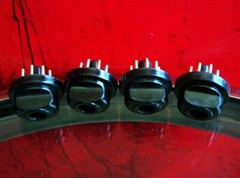 Lot of vintage 8 pin SATO PARTS Amphenol male microphone cable connectors Japan
