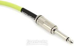 Ernie Ball P06419 Flex Straight to Straight Instrument Cable – 20-foot, Green