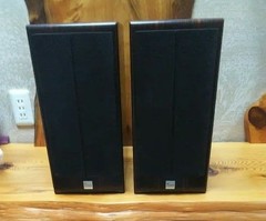 Vienna Acoustics Bookshelf Speakers Pair Wood Grain Brown