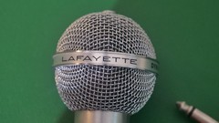 Real 1960s Dynamic Microphone Lafeyette – TESTED WORKS GREAT VINTAGE RETRO 1970s