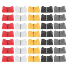 50Pcs Durable Fader Knobs Replacement for Mixer Slider Console Assorted Colors