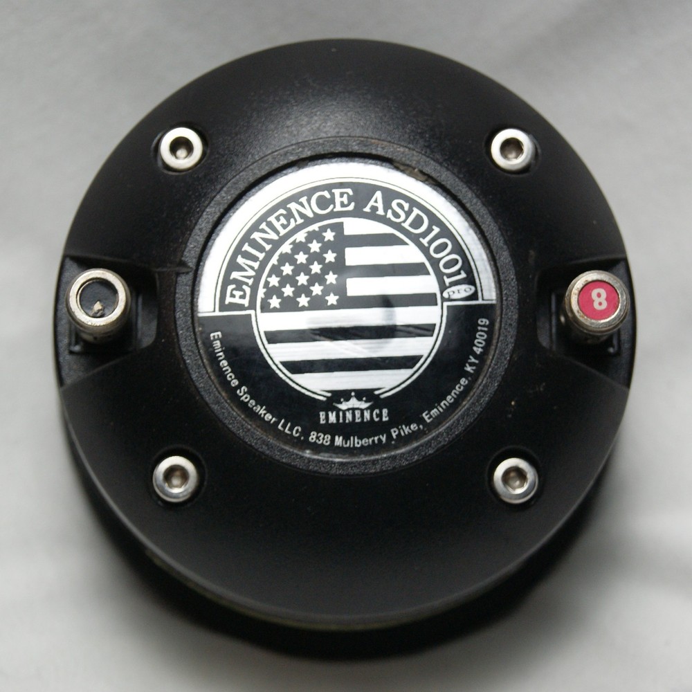 eminence asd1001 8 ohm asd 1001 untested