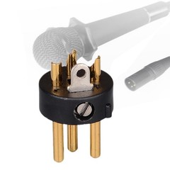 10x Mic 3 Pin Connector Mic XLR Plug Audio Conversion Head