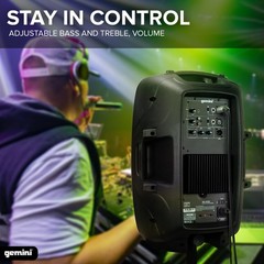 12″ Powered PA Speaker, 800 Watts, Stage Monitor (AS-2112P)
