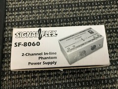 SIGNAL FLEX SF-8060 2 CHANNEL PHANTOM POWER SUPPLY 12V/24V