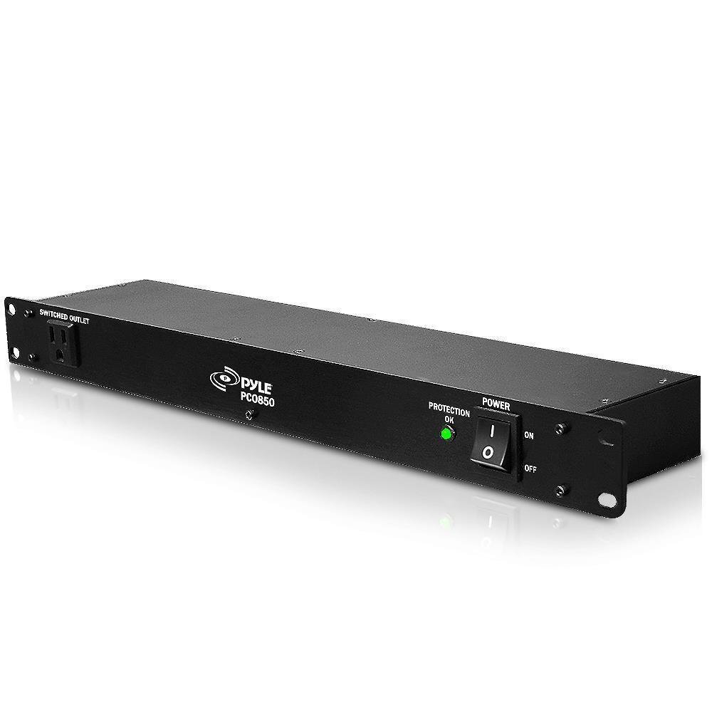 NEW Pyle PCO850 15 Amp Power Supply Conditioner Strip Surge Protector 9 Outlets