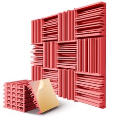 12 Pack Acoustic Foam Panels for Walls, 12″ x 12″ x 2″ Soundproof Wall Panels…