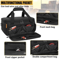 Padded Mixer Carry Bag Fits Behringer X-AIR Series Mixers（ XR12，XR16，XR18）, L…