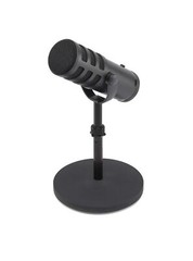 Samson Technologies Q9U Dynamic Broadcast Microphone, XLR/USB, Black