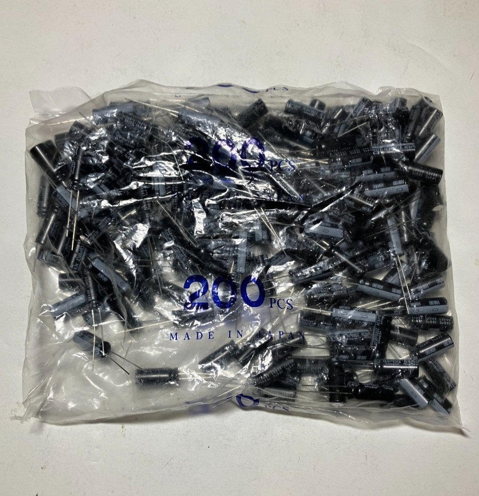 Lot of 200 Nichicon Aluminum Electrolytic Capacitors 2200uf 6.3V (A0807) NEW