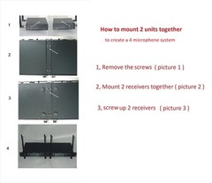 2×100 Channel UHF Wireless Lapel Headset Lavaliere Microphone System 260HL