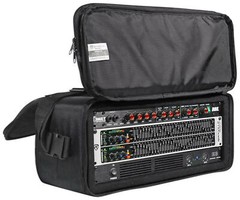 Rockville RRB40 4U Rack Bag Double-Sided Case with 12″ Depth + Shoulder Strap