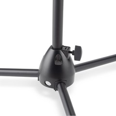 One-Hand Tripod Microphone Stand + Wireless Isolation Shock-Mount Clip Bundle