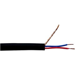 Rapco MIC1.K Bulk 2 Conductor Shielded Mic Cable (Sold By the Foot) 250 ft Black