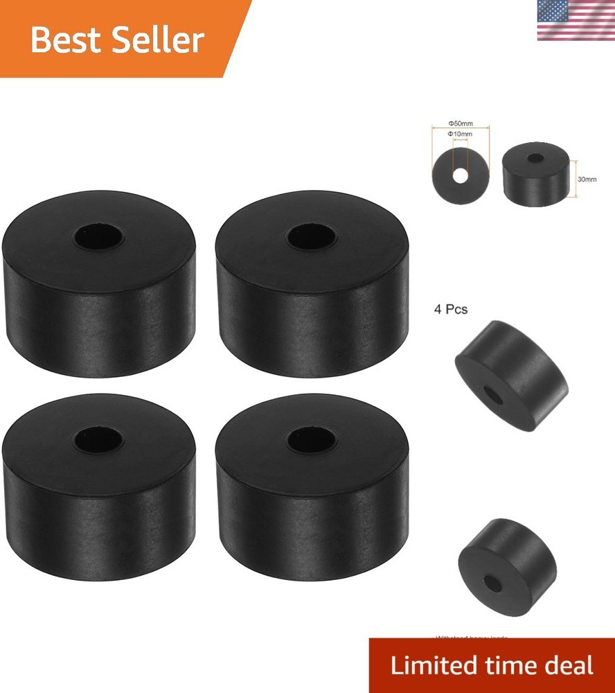 Durable 4pcs Rubber Isolation Washers 2″ OD – Perfect for Vehicles & Furniture