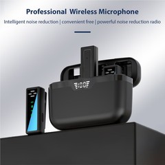 Lavalier Microphone Portable Plug And Play 2.4G Wireless Noise Reduction Phone
