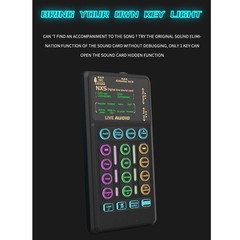 Portable Voice Changer Multifunctional Cool Lights For Gaming Easy To Use