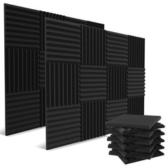 52 Pack 12x12x1 Inch Acoustic Foam Panels Sound Proof Foam Panels for Wall