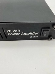 Rolls RA170 70-Volt/70 Watt Power Amplifier, Black