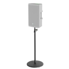 Gravity GSSPWBSET1 Black Weighted PA DJ Speaker Stands Pair w Accessory Bag
