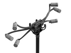 Custom microphone mount for Schoeps capsules with Schoeps active connectors