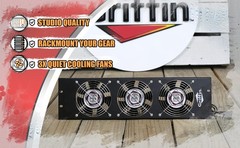 Studio Rackmount Cooling Fan – 3U Exhaust Rack Equipment Gear Server DJ PA AMP