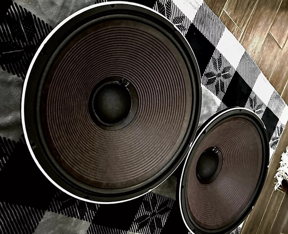 JBL–2245H—18”—VINTAGE PAIR OF REBUILT SUBWOOFERS—US SELLER
