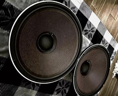 JBL–2245H—18”—VINTAGE PAIR OF REBUILT SUBWOOFERS—US SELLER