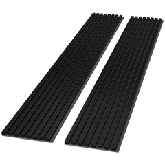 3D Acoustic Wall Panels Handcrafted Eco Friendly Wood Sound Dampening 2 Piece…