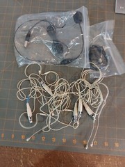 GTD Audio Lavalier + Ear Hood Microphone Mic Lot of 7 USED