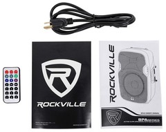 Rockville BPA10 10″ 400W Peak Powered PA DJ Speaker with 10 inch, Black