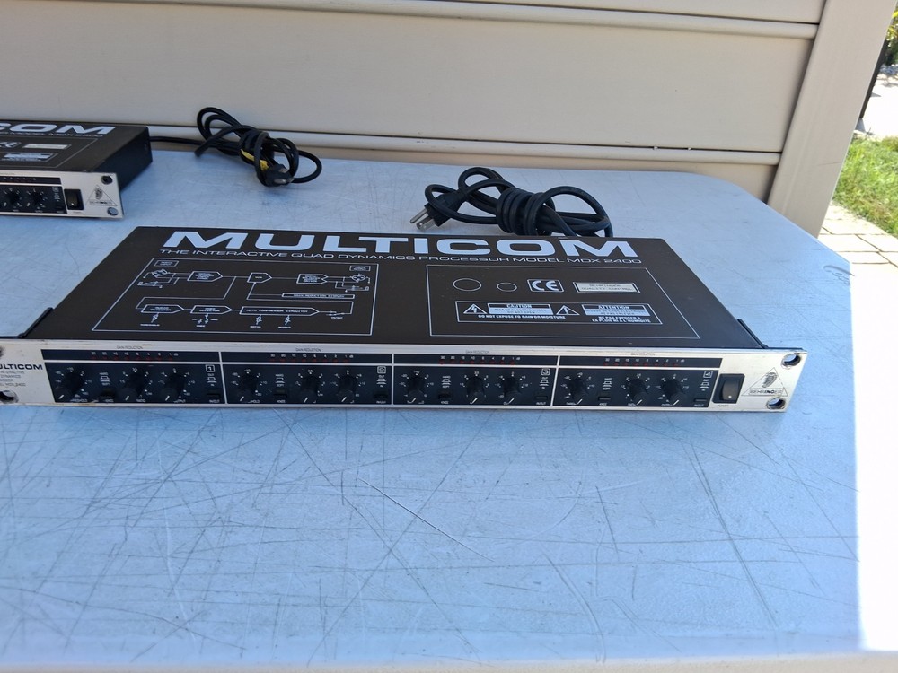 Behringer Multicom, MDX 2400 Multicom Audio Interactive Quad Dynamics Processor