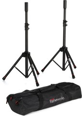 Gator Frameworks GFWSPK0250SET Mini Speaker Stand Pair with Carry Bag
