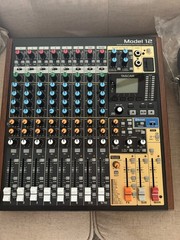 TASCAM Model 12 Desktop Mixer Interface Recorder Controller 12-Ch Bluetooth