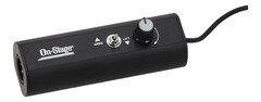 On-Stage DB100 Consumer 2 Pro DI Box Converts Audio 2 Balanced Mic-level XLR out