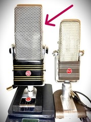 Super-Sized RCA 44 Working Replica Ribbon Microphone, one-of-a-kind, B I G !!
