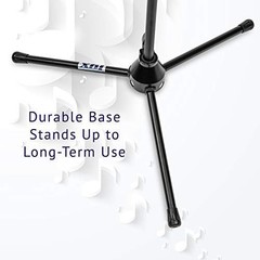 LyxPro Foldable Tripod Mic Stand w/ Fixed Boom
