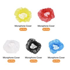 Disposable Microphone Cover Windscreen White/Black/Blue/Red/Yellow,120pcs