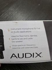 Audix D4 Dynamic Microphone New In Box!! 🔥 Awesome Item 🔥