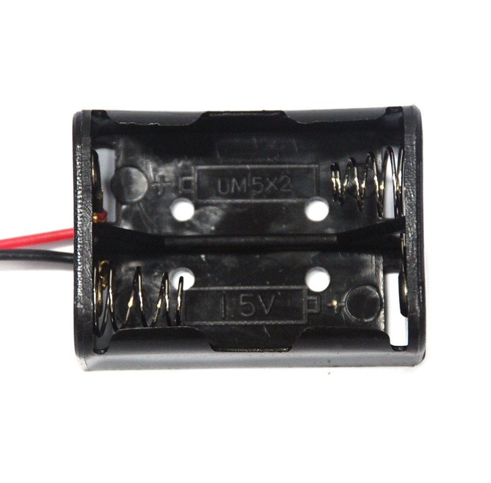 4pc Plastic Battery Holder Cassette N Cell UM-5 1.5V x2 BH521A Wire Lead COMF