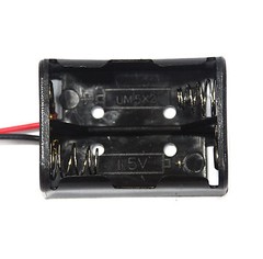 4pc Plastic Battery Holder Cassette N Cell UM-5 1.5V x2 BH521A Wire Lead COMF