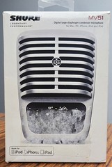 Shure MV51 Digital Large Diaphragm Condenser Microphone for Apple
