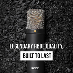 RØDE NT1 Signature Series Large-Diaphragm Condenser Microphone with Shock Mount,