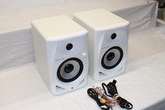 Pioneer DJ DM-50D-W White 5-inch Active Desktop Monitor Speakers White Pair RS