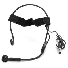 Mini 3 Pins Headband Microphone Condenser Mic For Wireless System Transmitter